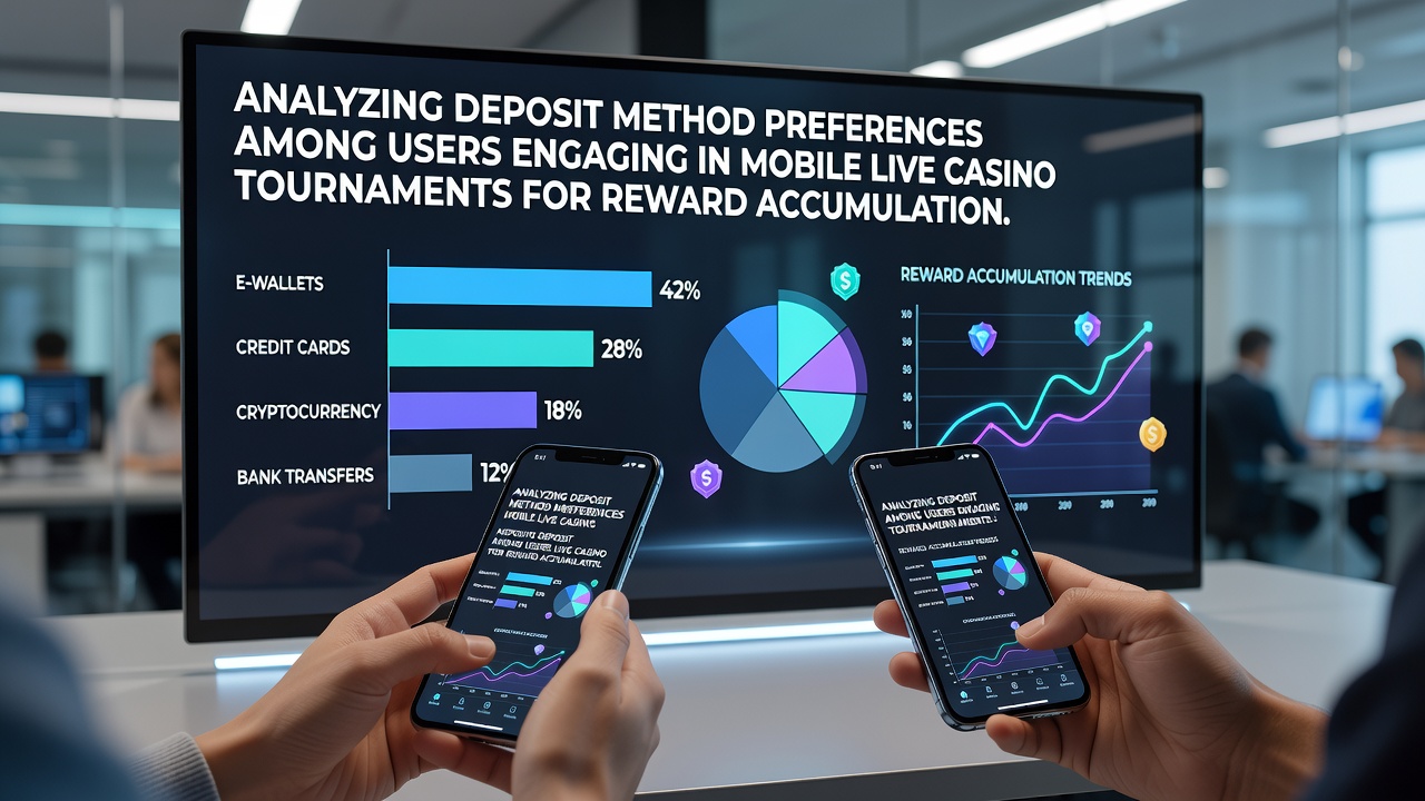 Mobile users selecting deposit options during live casino tournament sessions on smartphones
